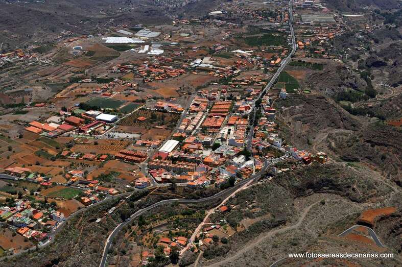 Imagen aérea del municipio/Fotosaereasdegrancanaria.